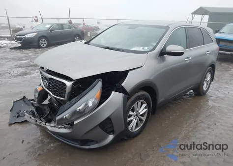 2019 Kia Sorento 2.4L Lx from USA, damaged, VIN 5XYPGDA35KG473853